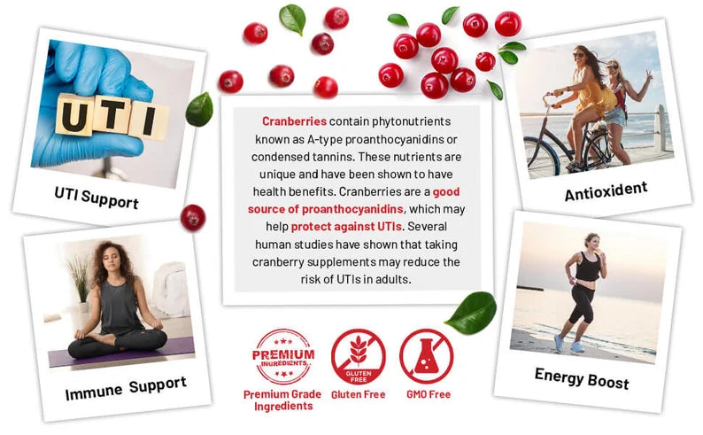 Natural Cranberry Extract (With Vitamin C)