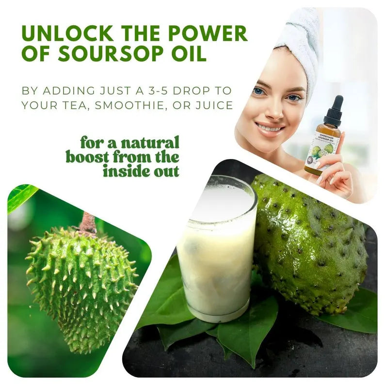 Virgin Soursop Graviola Guanabana Oil (organic, undiluted, unrefined)