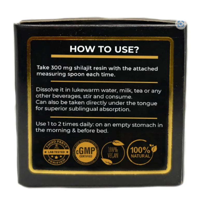 Gold Graded Himalayan Shilajit